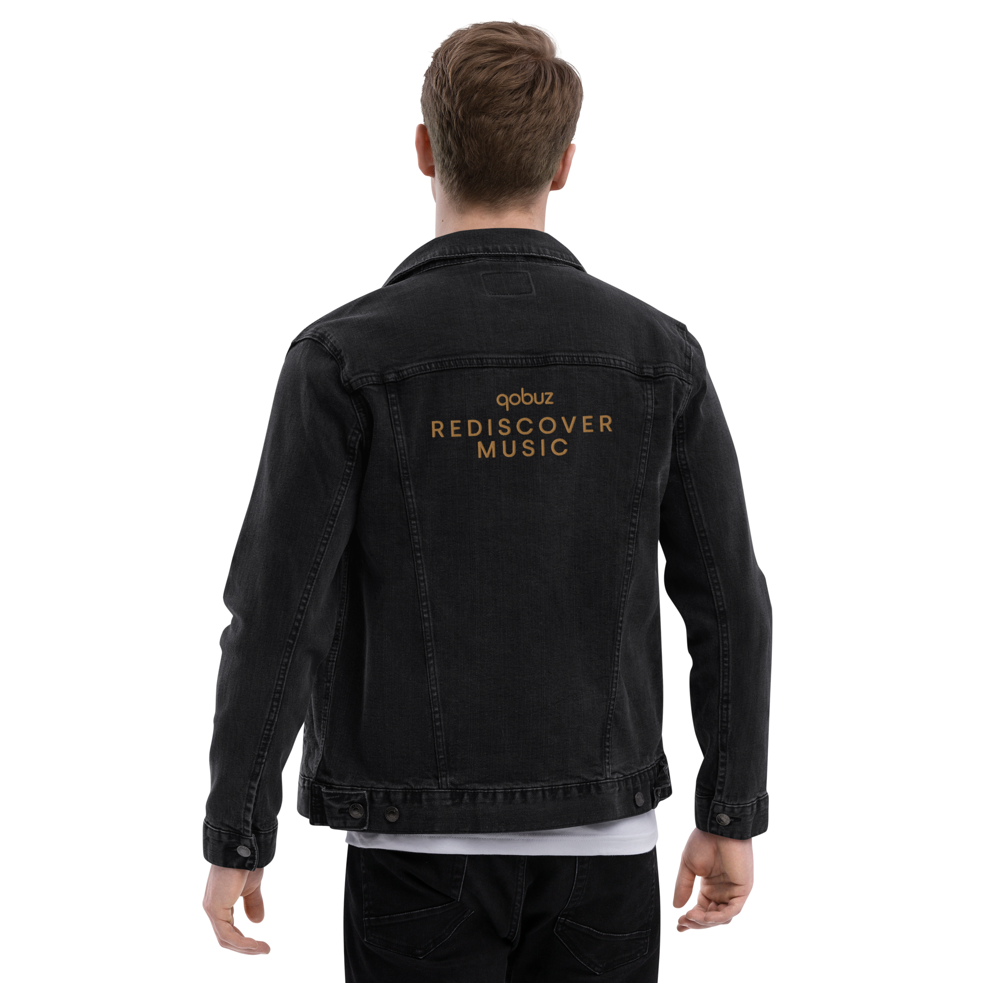 Rediscover Music Denim Jacket – Qobuz Lifestyle Rediscover Music Denim Jacket – Qobuz Lifestyle