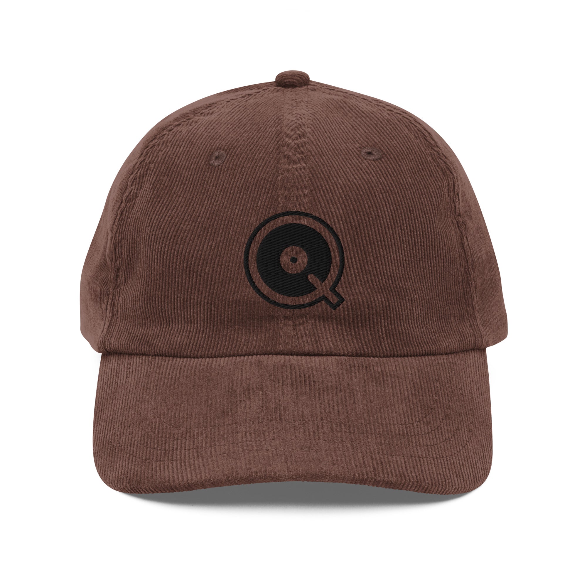 Qobuz Corduroy Cap – Vintage Edition - Black Logo – Qobuz Lifestyle