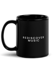 Classic Black Rediscover Music Coffee Mug