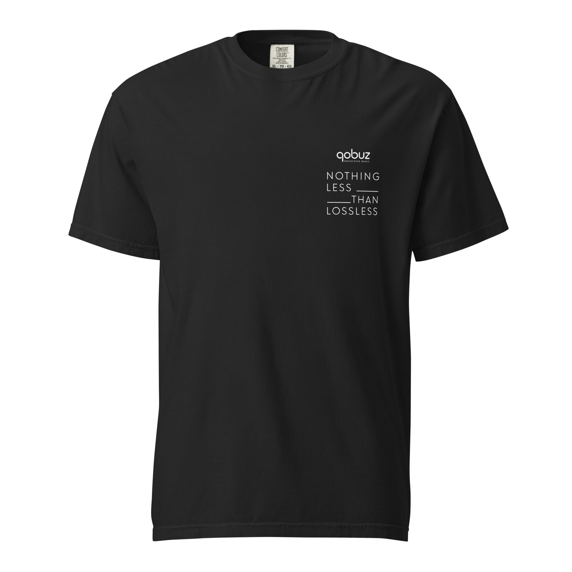 Nothing Less Than Lossless – Premium Tee – Qobuz Lifestyle