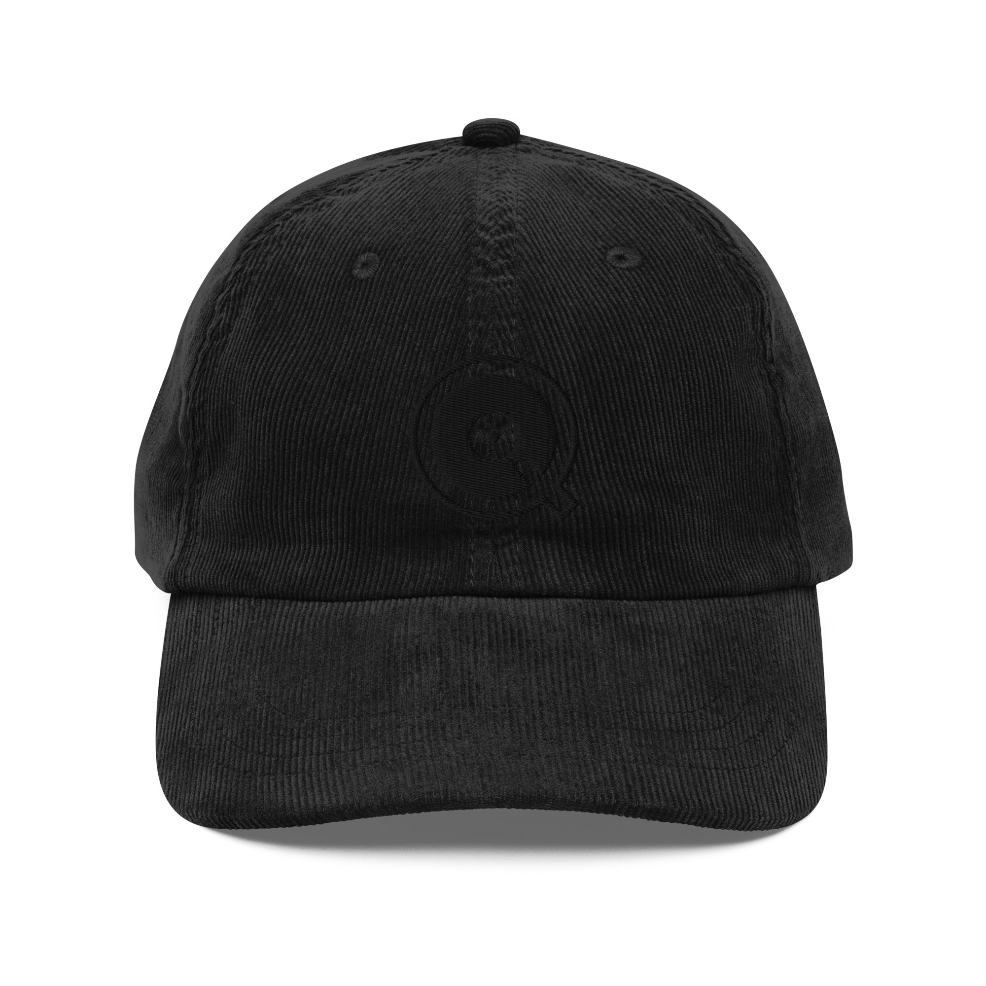 Qobuz Corduroy Cap – Vintage Edition - Black Logo – Qobuz Lifestyle