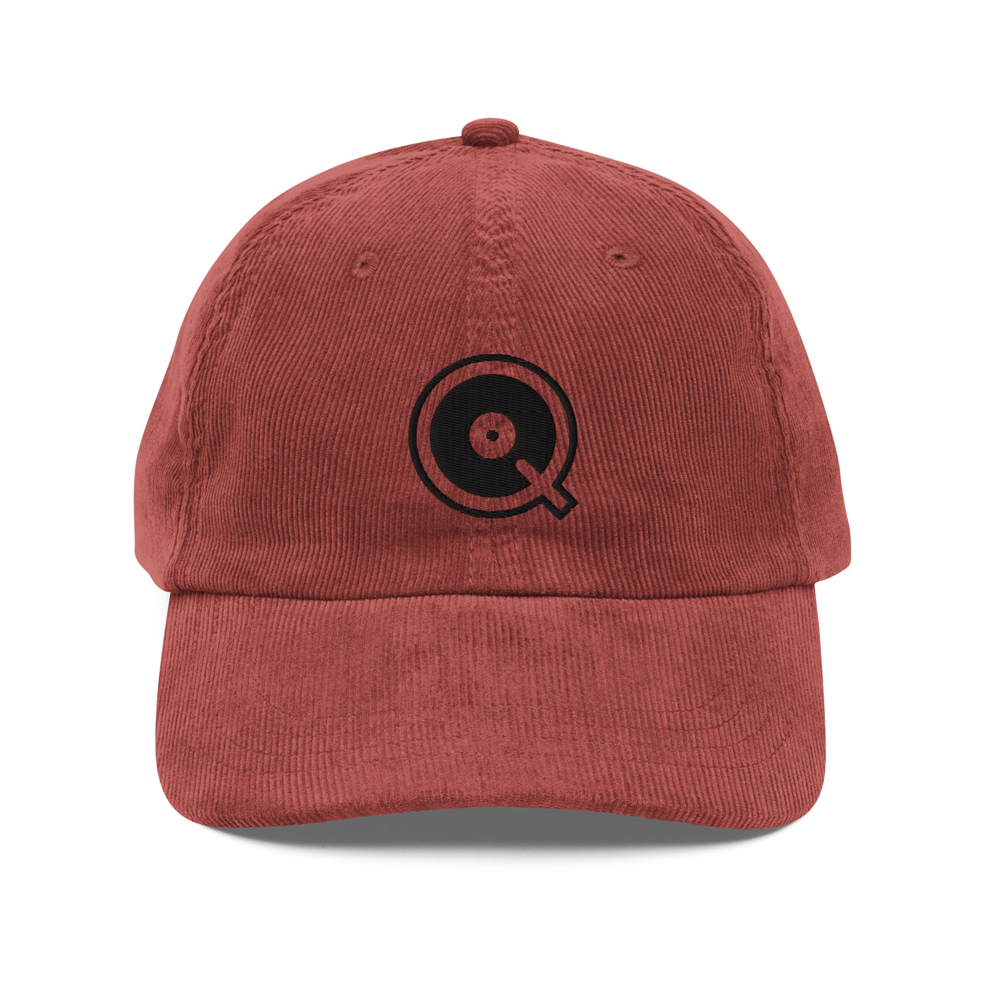 Qobuz Corduroy Cap – Vintage Edition - Black Logo – Qobuz Lifestyle